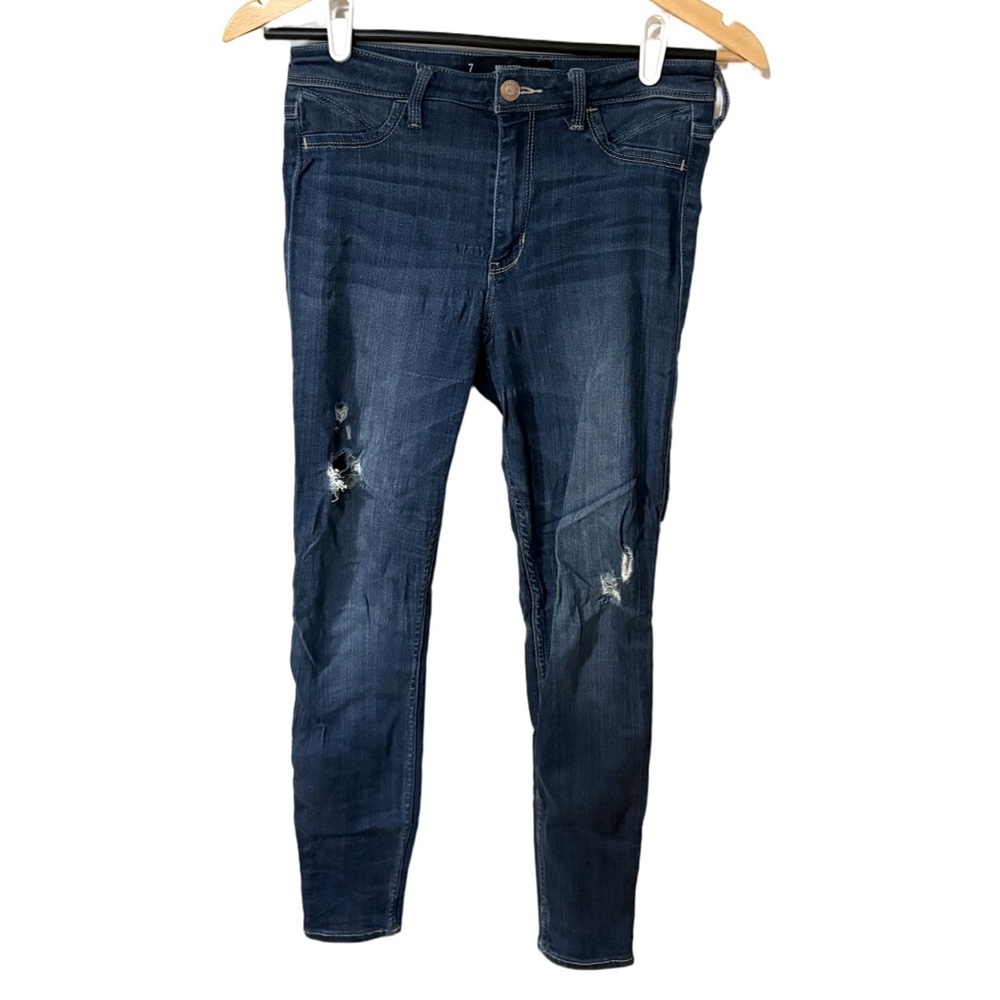 Hollister Dark Wash High Rise Jean Leggings